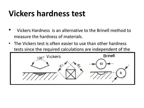 hardness test methods ppt|vickers hardness test ppt.